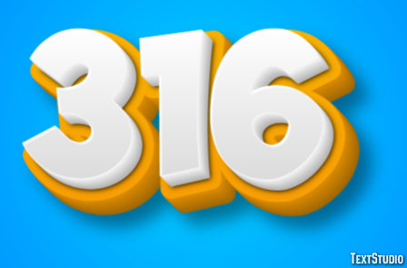 316 Efecto de Texto