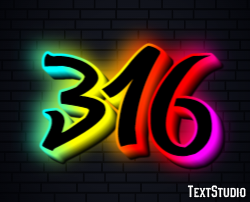 316 Efeito de texto