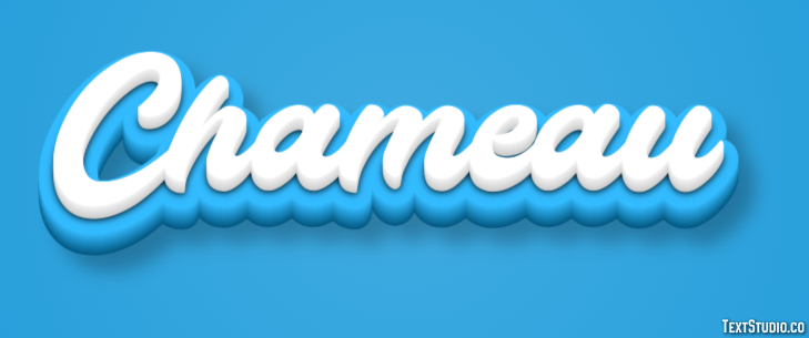 Chameau Effet de texte