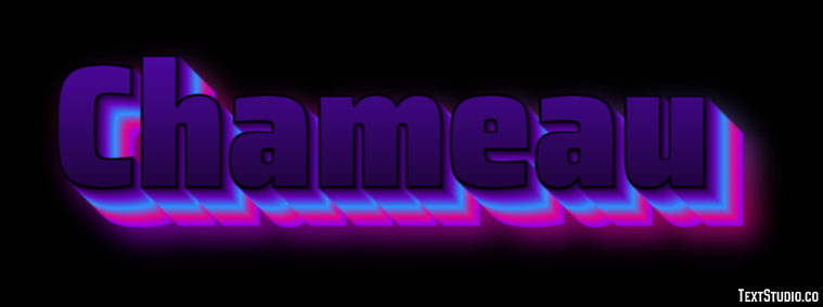 Chameau Effet de texte
