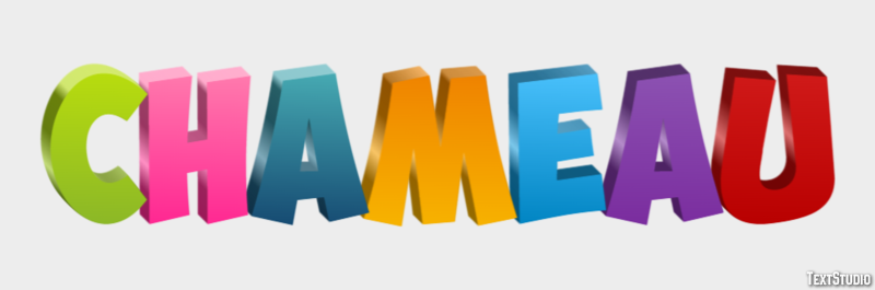 Chameau Effet de Texte
