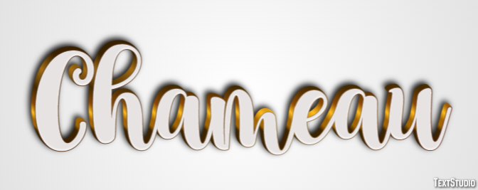 Chameau Effet de texte