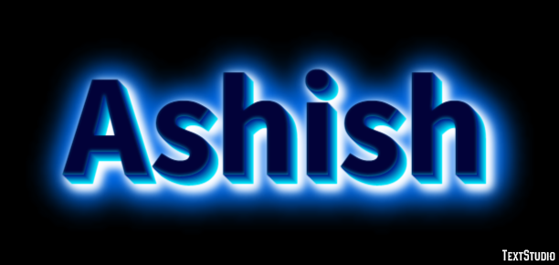 Ashish Text Effect