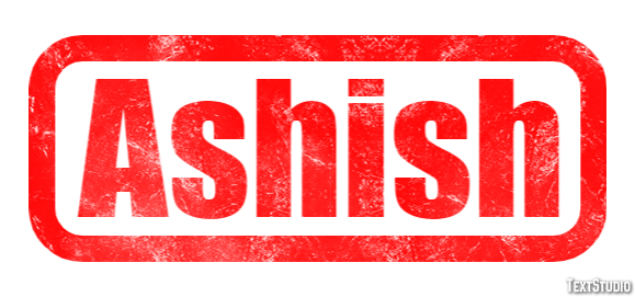 Ashish Text Effect