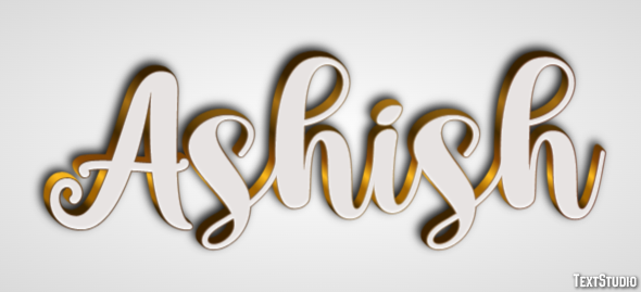Ashish Text Effect
