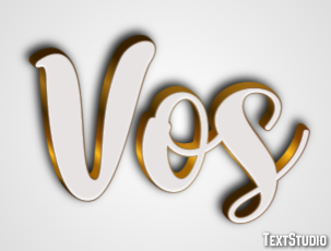 Vos Efecto de Texto