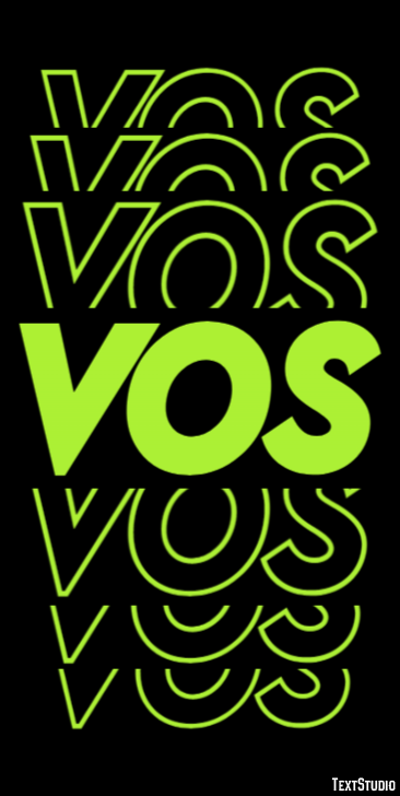 Vos Tekst Effect