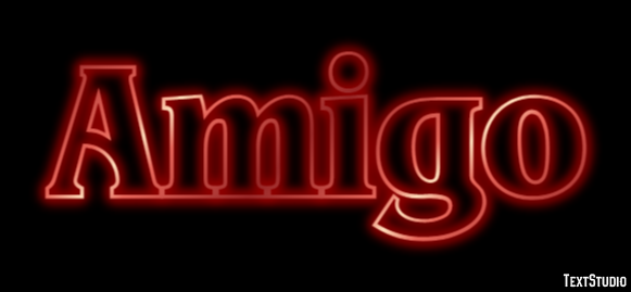 Amigo Efeito de texto