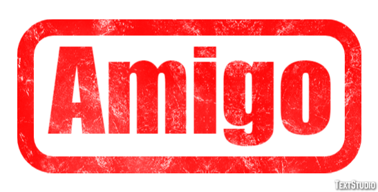 Amigo Efeito de texto