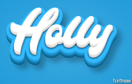 Holly Efekt tekstowy