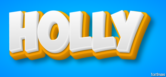 Holly Efekt tekstowy