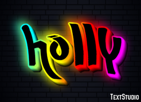 Holly Efekt tekstowy