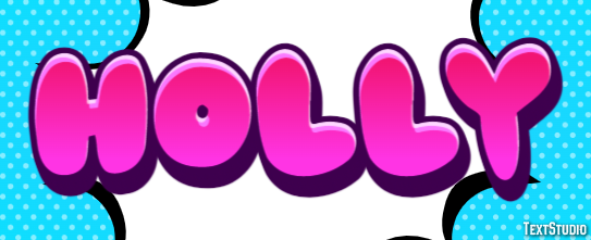 Holly Efekt tekstowy