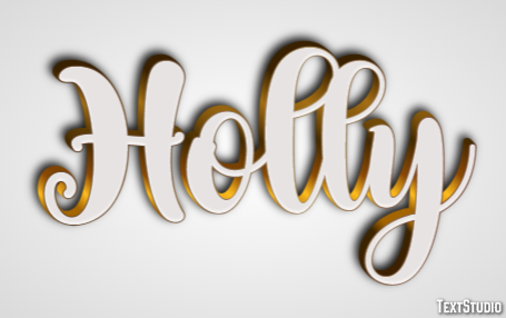 Holly Effet de Texte