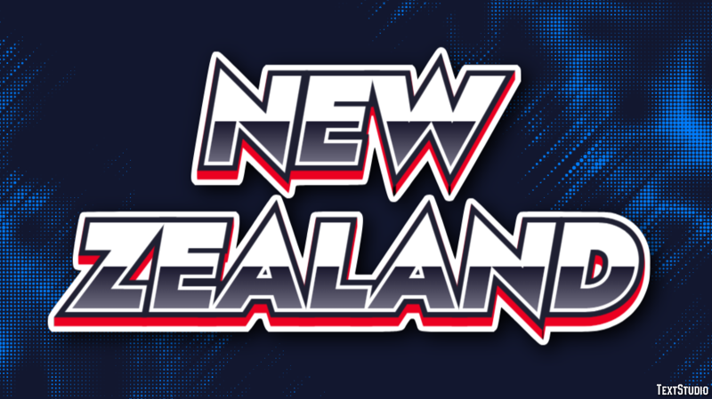 New Zealand Text Effect