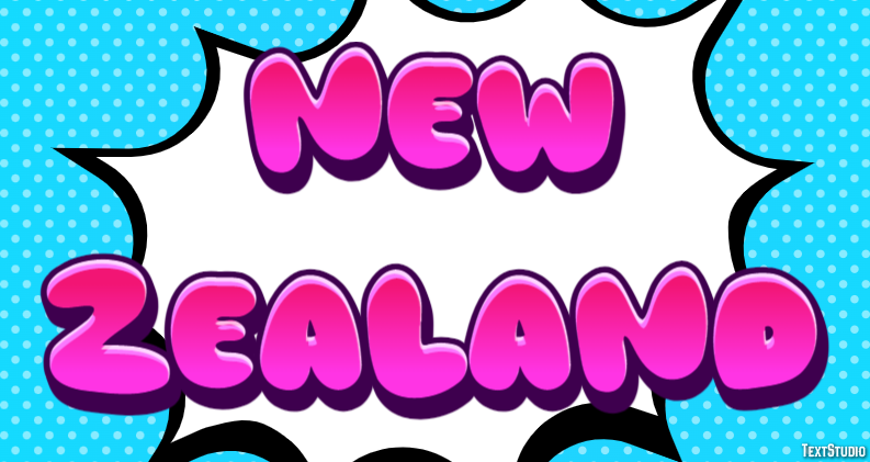 New Zealand Text Effect