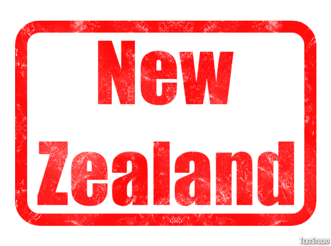 New Zealand Text Effect