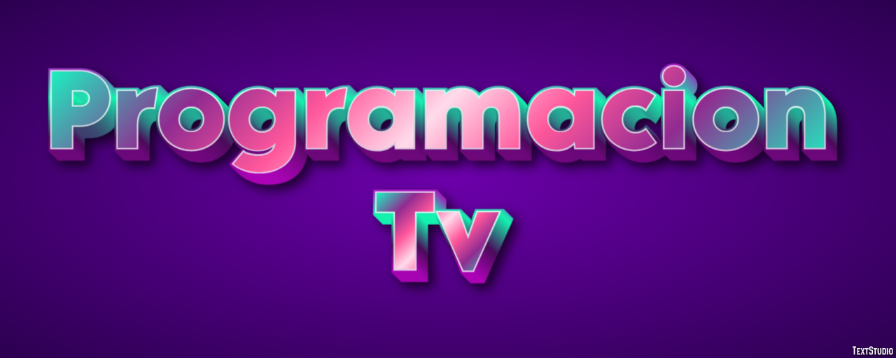 Programacion Tv Tekst Effect