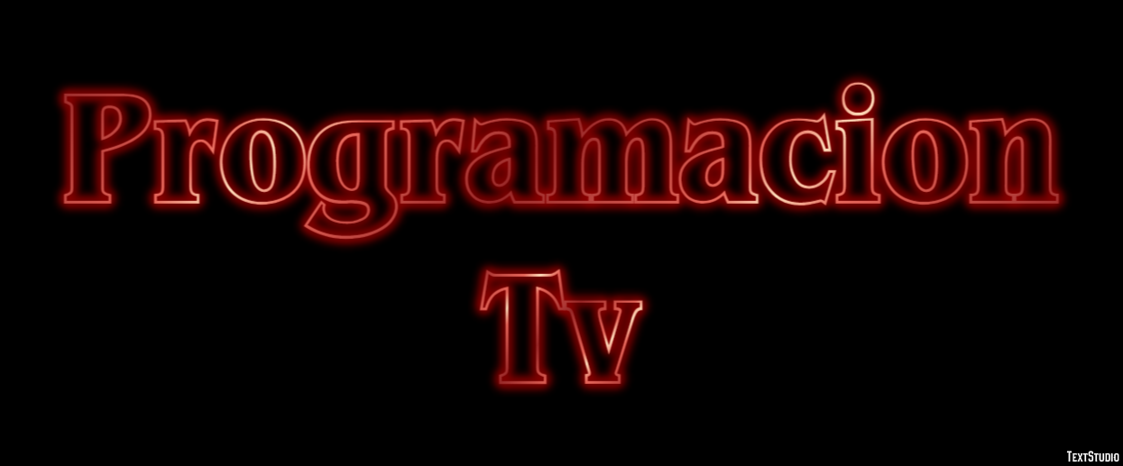 Programacion Tv Tekst Effect