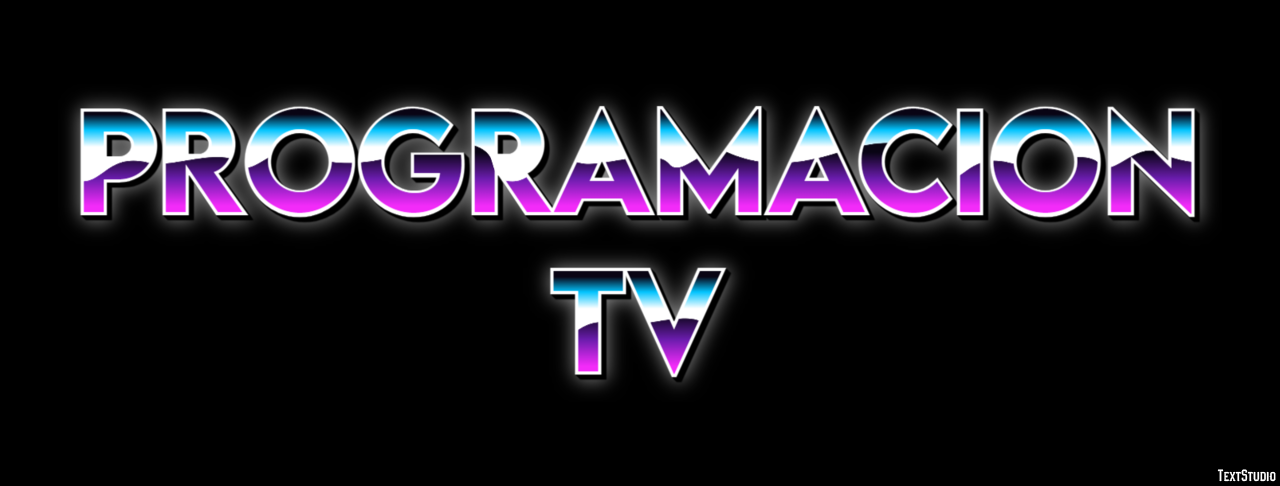 Programacion Tv Tekst Effect