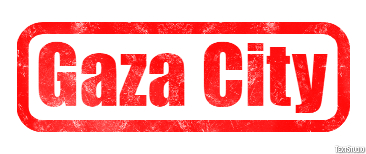 Gaza City Efekt tekstowy