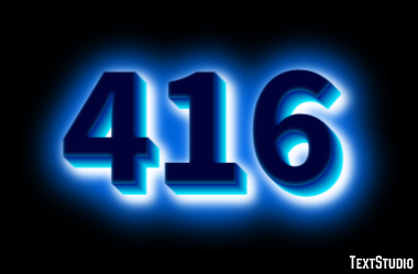 416 Efeito de texto