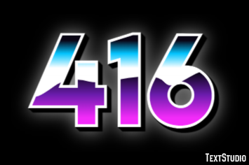 416 テキスト効果