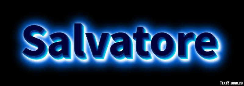 Salvatore Effetto testo