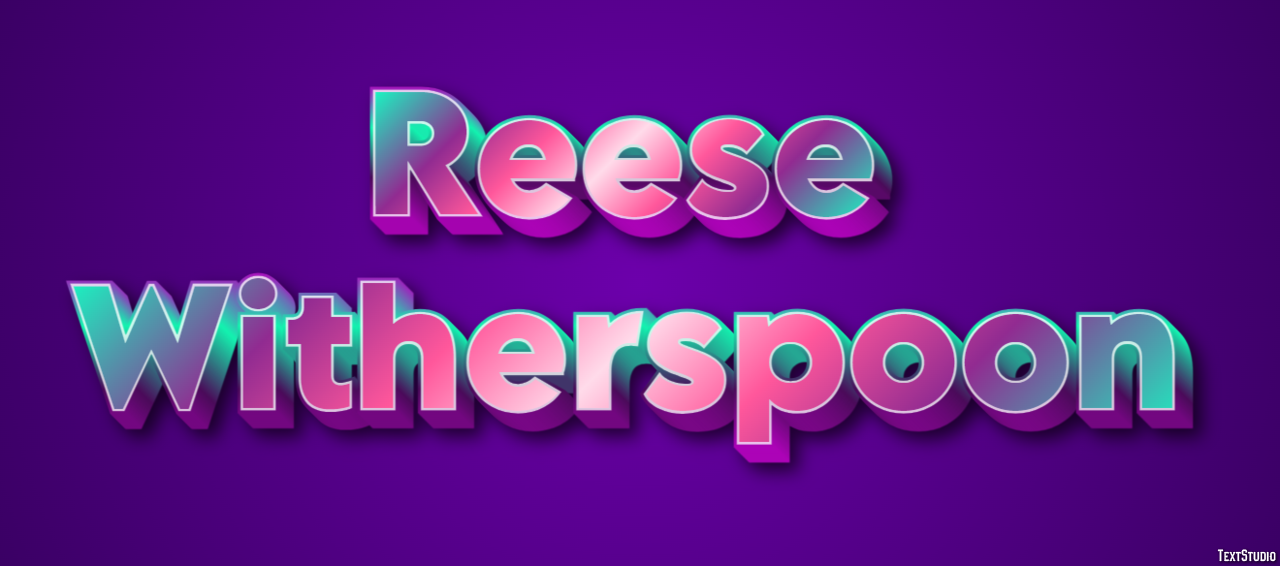 Reese Witherspoon Efeito do texto