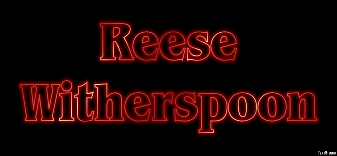 Reese Witherspoon Efeito de texto