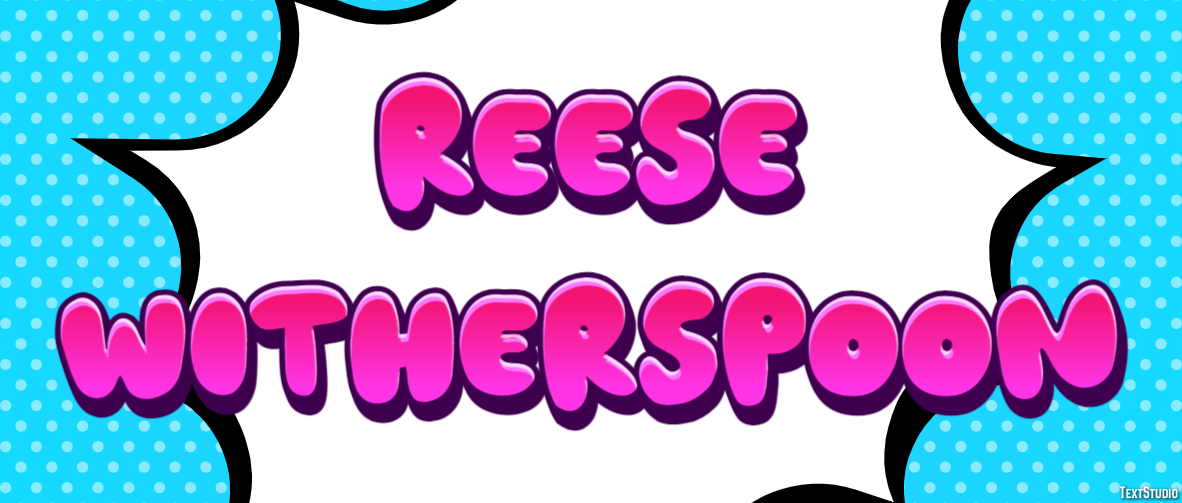 Reese Witherspoon Efeito de texto