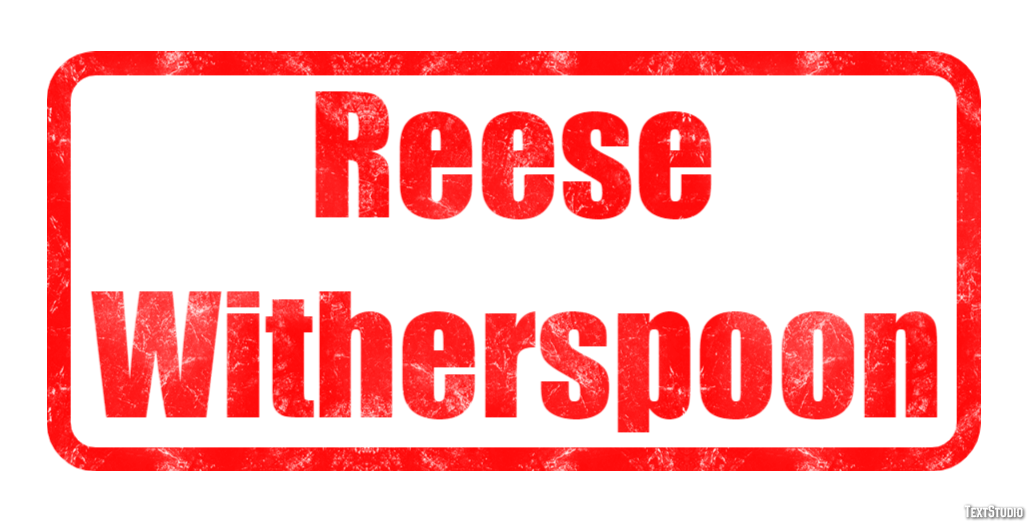 Reese Witherspoon Efeito de texto