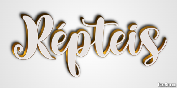 Répteis Efeito do texto