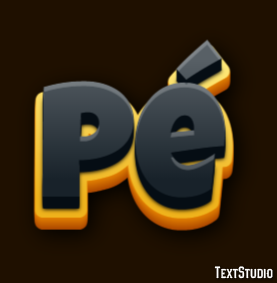 Pé Efeito do texto
