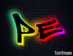 Pé Efeito do texto