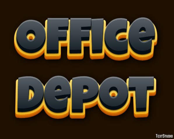 Office Depot Tekst effect