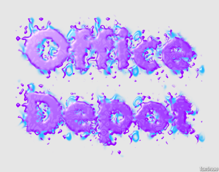 Office Depot Tekst effect