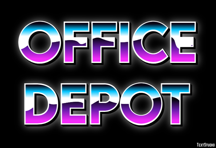 Office Depot Tekst effect