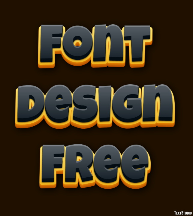 Font Design Free テキスト効果