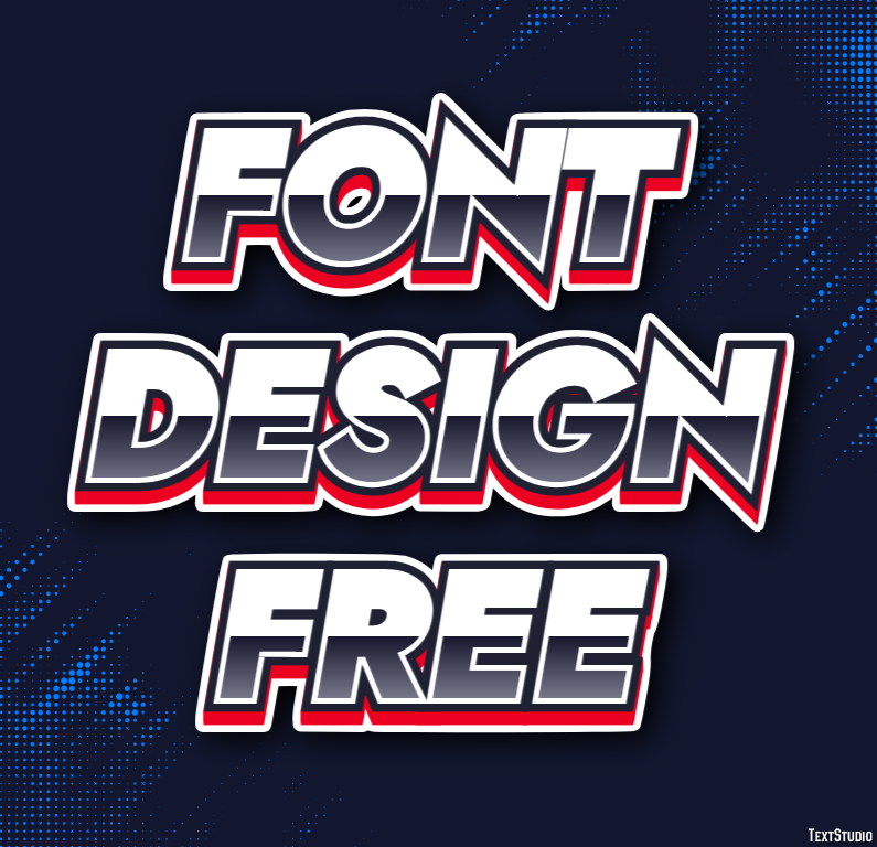 Font Design Free テキスト効果