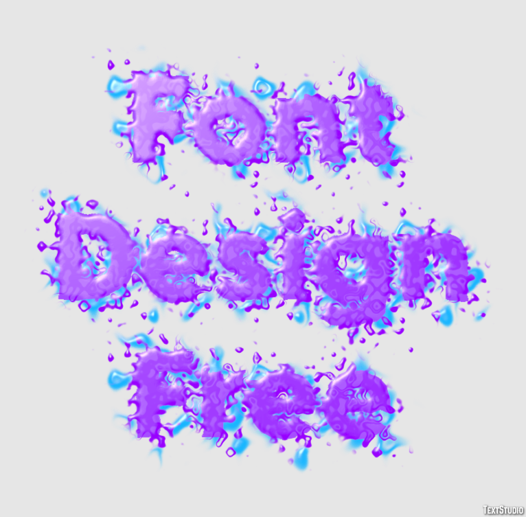 Font Design Free Tekst Effect
