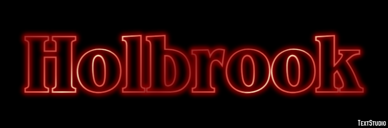 Holbrook Text Effect