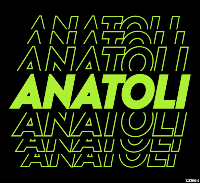 Anatoli Efeito de texto