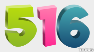 516 Text Effect