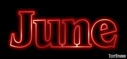 June Text effect