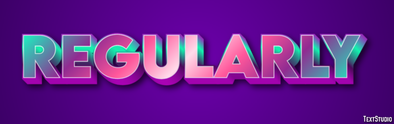 Regularly Text Effect