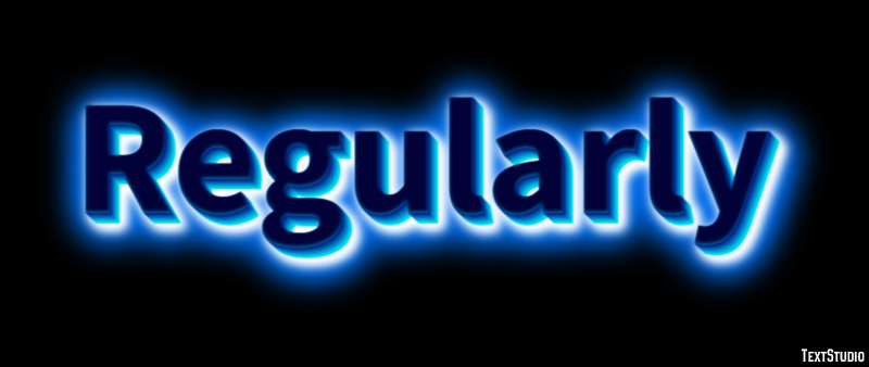 Regularly Text Effect