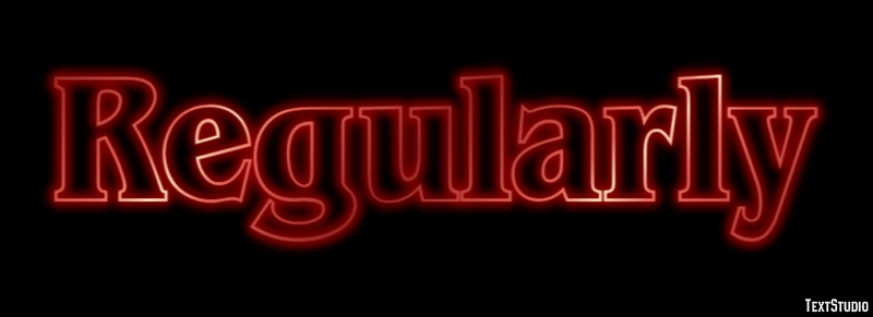 Regularly Text Effect