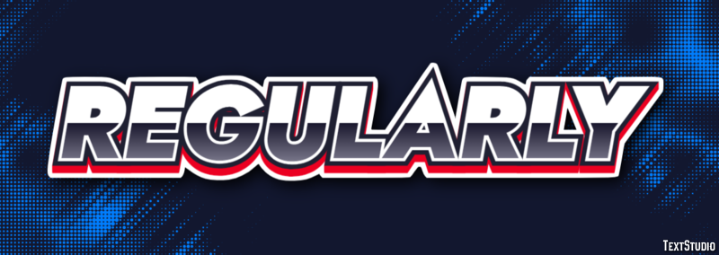 Regularly Text effect