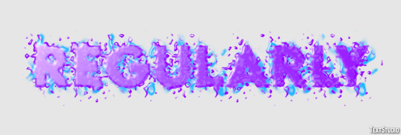 Regularly Text Effect